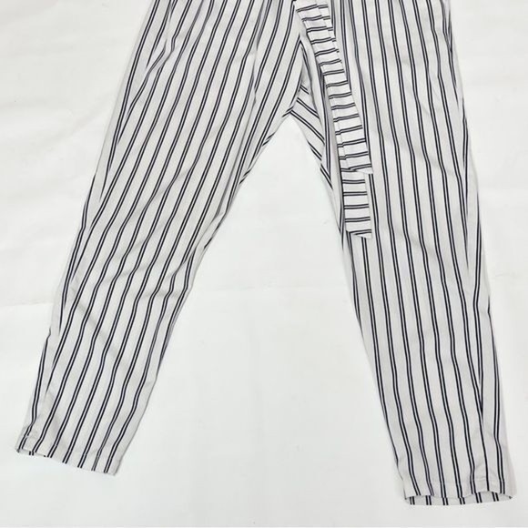 Women Pants Medium Striped Polyester Tie waist ruffles Urban Heritage - Picture 13 of 13
